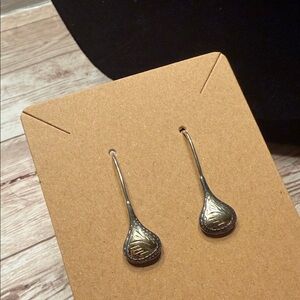 Elegant Gold and Silver Drop Earrings